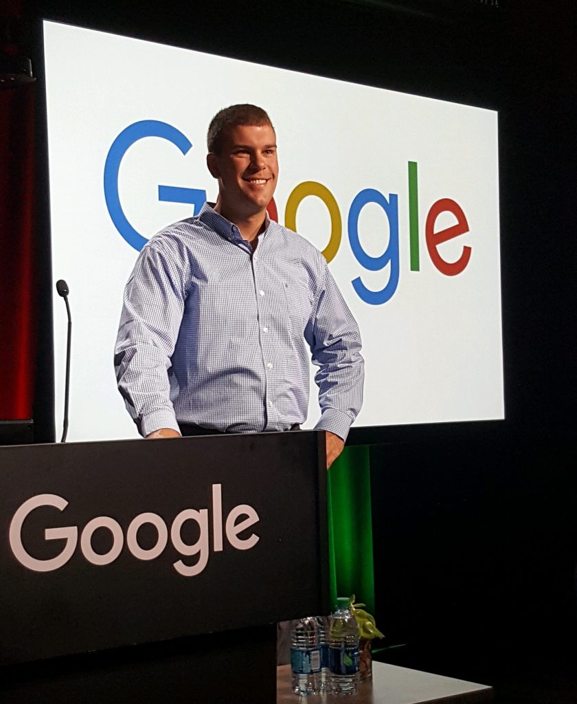 Ben at Google HQ