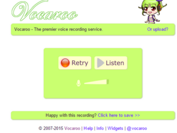 EdTechTeacher, Vocaroo